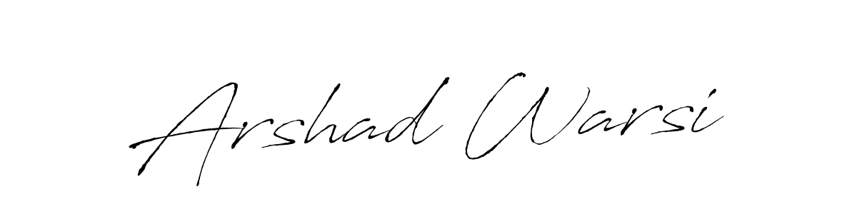Make a beautiful signature design for name Arshad Warsi. With this signature (Antro_Vectra) style, you can create a handwritten signature for free. Arshad Warsi signature style 6 images and pictures png