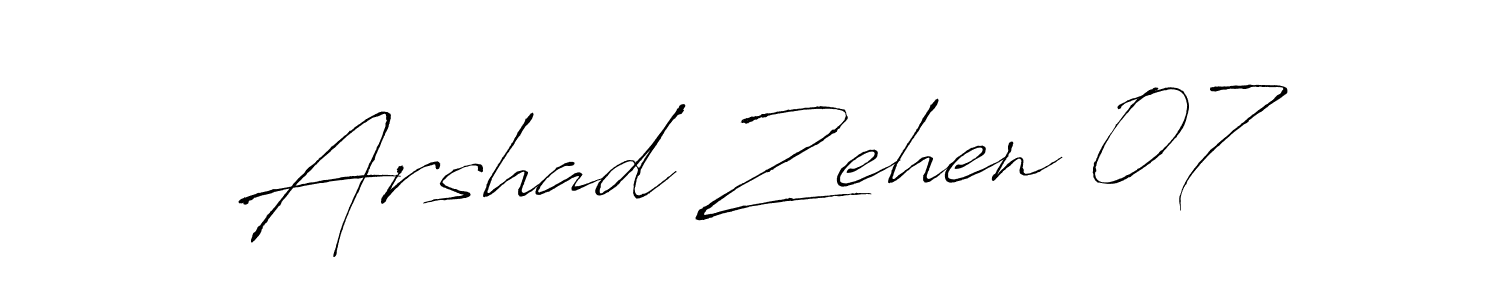 You can use this online signature creator to create a handwritten signature for the name Arshad Zehen 07. This is the best online autograph maker. Arshad Zehen 07 signature style 6 images and pictures png