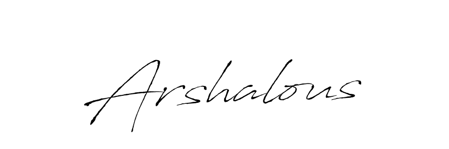 Once you've used our free online signature maker to create your best signature Antro_Vectra style, it's time to enjoy all of the benefits that Arshalous name signing documents. Arshalous signature style 6 images and pictures png