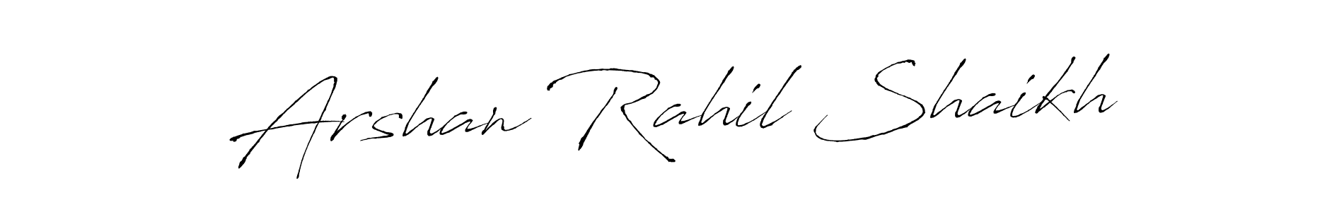 Use a signature maker to create a handwritten signature online. With this signature software, you can design (Antro_Vectra) your own signature for name Arshan Rahil Shaikh. Arshan Rahil Shaikh signature style 6 images and pictures png