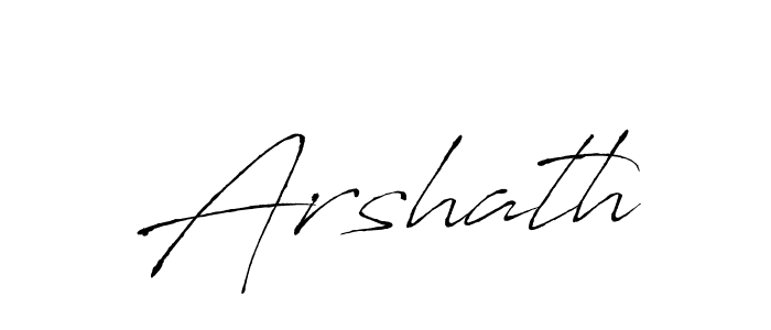 Create a beautiful signature design for name Arshath. With this signature (Antro_Vectra) fonts, you can make a handwritten signature for free. Arshath signature style 6 images and pictures png