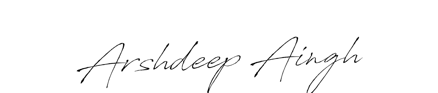 Create a beautiful signature design for name Arshdeep Aingh. With this signature (Antro_Vectra) fonts, you can make a handwritten signature for free. Arshdeep Aingh signature style 6 images and pictures png