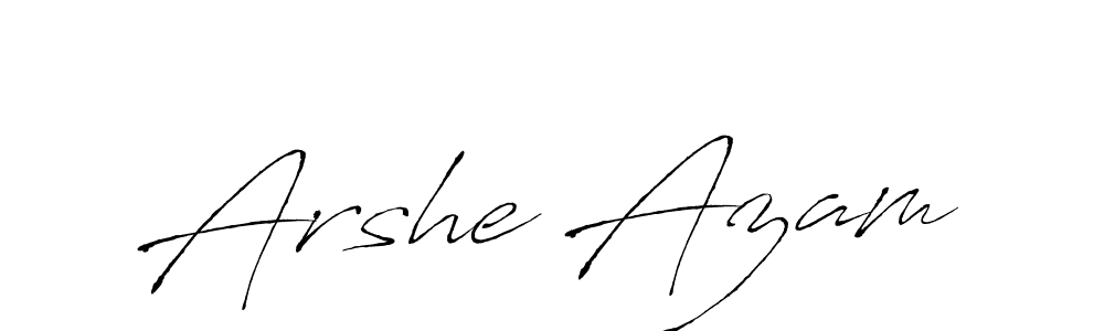 Make a beautiful signature design for name Arshe Azam. Use this online signature maker to create a handwritten signature for free. Arshe Azam signature style 6 images and pictures png