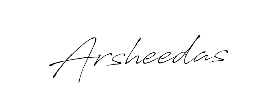 Create a beautiful signature design for name Arsheedas. With this signature (Antro_Vectra) fonts, you can make a handwritten signature for free. Arsheedas signature style 6 images and pictures png