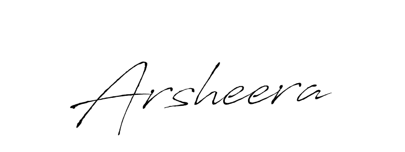 Create a beautiful signature design for name Arsheera. With this signature (Antro_Vectra) fonts, you can make a handwritten signature for free. Arsheera signature style 6 images and pictures png