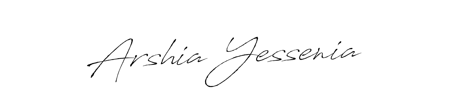 You can use this online signature creator to create a handwritten signature for the name Arshia Yessenia. This is the best online autograph maker. Arshia Yessenia signature style 6 images and pictures png