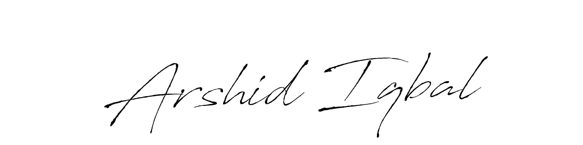 You should practise on your own different ways (Antro_Vectra) to write your name (Arshid Iqbal) in signature. don't let someone else do it for you. Arshid Iqbal signature style 6 images and pictures png