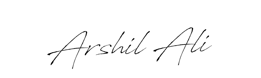 How to make Arshil Ali signature? Antro_Vectra is a professional autograph style. Create handwritten signature for Arshil Ali name. Arshil Ali signature style 6 images and pictures png