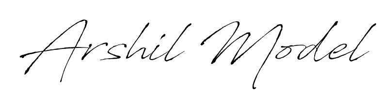 Build your personal autograph collection for name Arshil Model with Antro_Vectra design. Browse, select, and save your favorites. Arshil Model signature style 6 images and pictures png