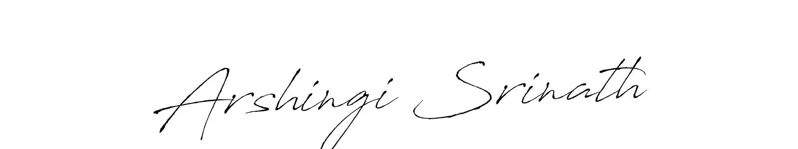 How to make Arshingi Srinath signature? Antro_Vectra is a professional autograph style. Create handwritten signature for Arshingi Srinath name. Arshingi Srinath signature style 6 images and pictures png