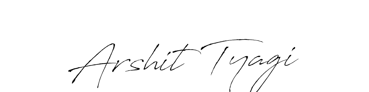 How to make Arshit Tyagi signature? Antro_Vectra is a professional autograph style. Create handwritten signature for Arshit Tyagi name. Arshit Tyagi signature style 6 images and pictures png