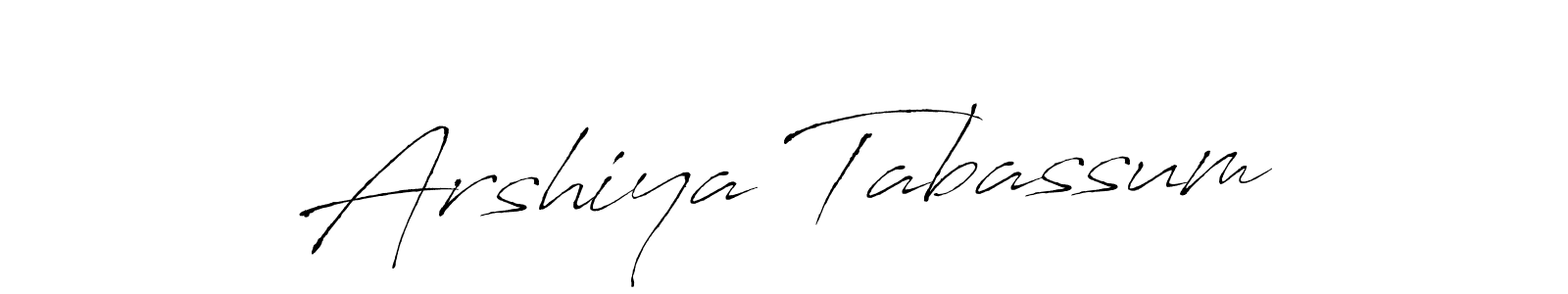 It looks lik you need a new signature style for name Arshiya Tabassum. Design unique handwritten (Antro_Vectra) signature with our free signature maker in just a few clicks. Arshiya Tabassum signature style 6 images and pictures png