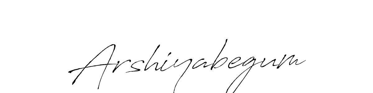 How to make Arshiyabegum name signature. Use Antro_Vectra style for creating short signs online. This is the latest handwritten sign. Arshiyabegum signature style 6 images and pictures png