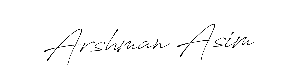 You can use this online signature creator to create a handwritten signature for the name Arshman Asim. This is the best online autograph maker. Arshman Asim signature style 6 images and pictures png