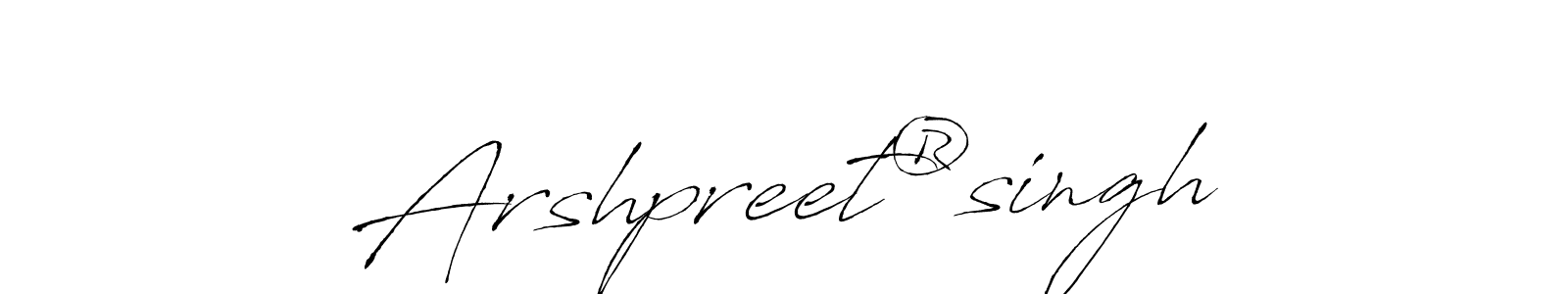 Also You can easily find your signature by using the search form. We will create Arshpreet®singh name handwritten signature images for you free of cost using Antro_Vectra sign style. Arshpreet®singh signature style 6 images and pictures png