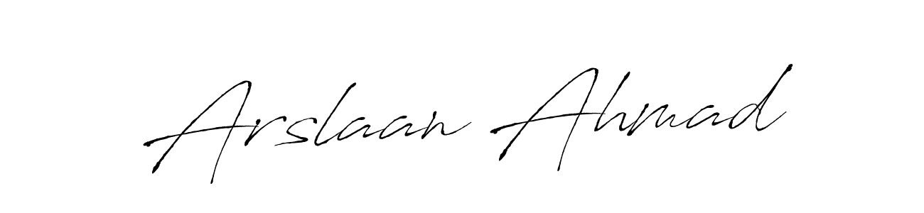 Also we have Arslaan Ahmad name is the best signature style. Create professional handwritten signature collection using Antro_Vectra autograph style. Arslaan Ahmad signature style 6 images and pictures png