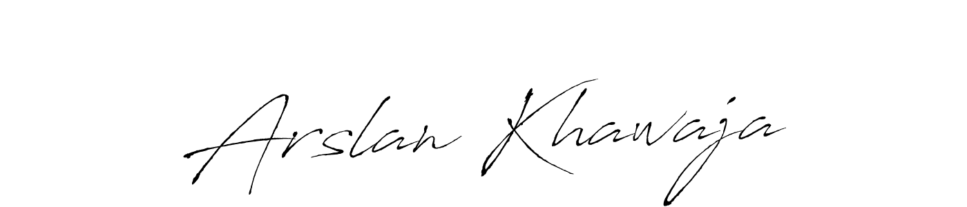 Use a signature maker to create a handwritten signature online. With this signature software, you can design (Antro_Vectra) your own signature for name Arslan Khawaja. Arslan Khawaja signature style 6 images and pictures png
