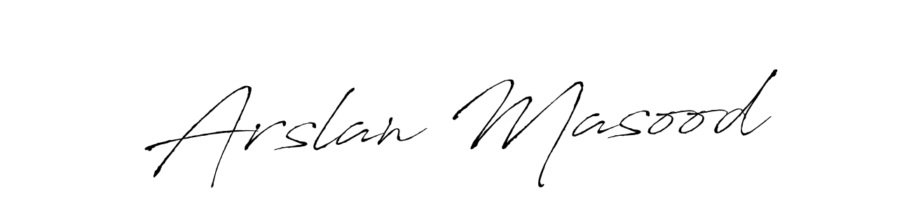 Also we have Arslan Masood name is the best signature style. Create professional handwritten signature collection using Antro_Vectra autograph style. Arslan Masood signature style 6 images and pictures png