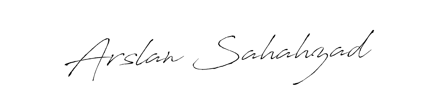 Make a beautiful signature design for name Arslan Sahahzad. Use this online signature maker to create a handwritten signature for free. Arslan Sahahzad signature style 6 images and pictures png