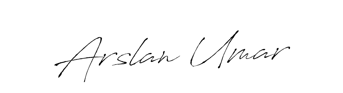 Also You can easily find your signature by using the search form. We will create Arslan Umar name handwritten signature images for you free of cost using Antro_Vectra sign style. Arslan Umar signature style 6 images and pictures png