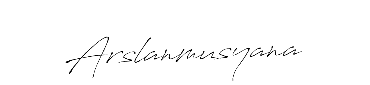 if you are searching for the best signature style for your name Arslanmusyana. so please give up your signature search. here we have designed multiple signature styles  using Antro_Vectra. Arslanmusyana signature style 6 images and pictures png