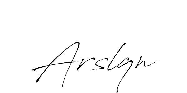 Antro_Vectra is a professional signature style that is perfect for those who want to add a touch of class to their signature. It is also a great choice for those who want to make their signature more unique. Get Arslqn name to fancy signature for free. Arslqn signature style 6 images and pictures png