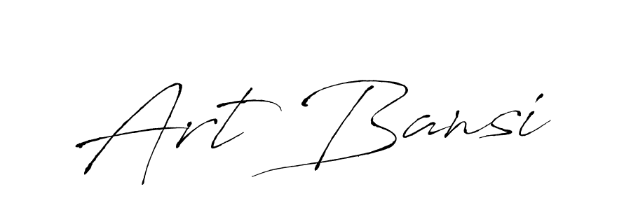 Art Bansi stylish signature style. Best Handwritten Sign (Antro_Vectra) for my name. Handwritten Signature Collection Ideas for my name Art Bansi. Art Bansi signature style 6 images and pictures png