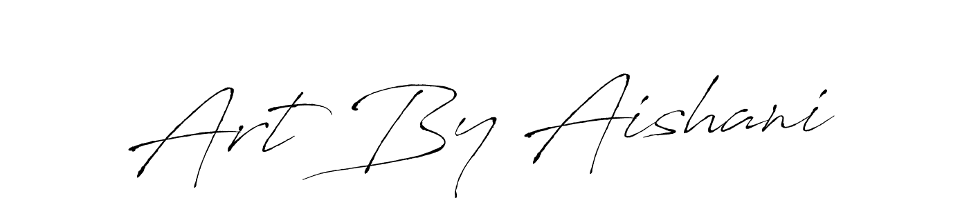 Use a signature maker to create a handwritten signature online. With this signature software, you can design (Antro_Vectra) your own signature for name Art By Aishani. Art By Aishani signature style 6 images and pictures png