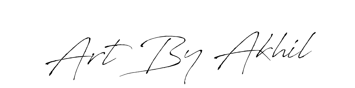 Create a beautiful signature design for name Art By Akhil. With this signature (Antro_Vectra) fonts, you can make a handwritten signature for free. Art By Akhil signature style 6 images and pictures png