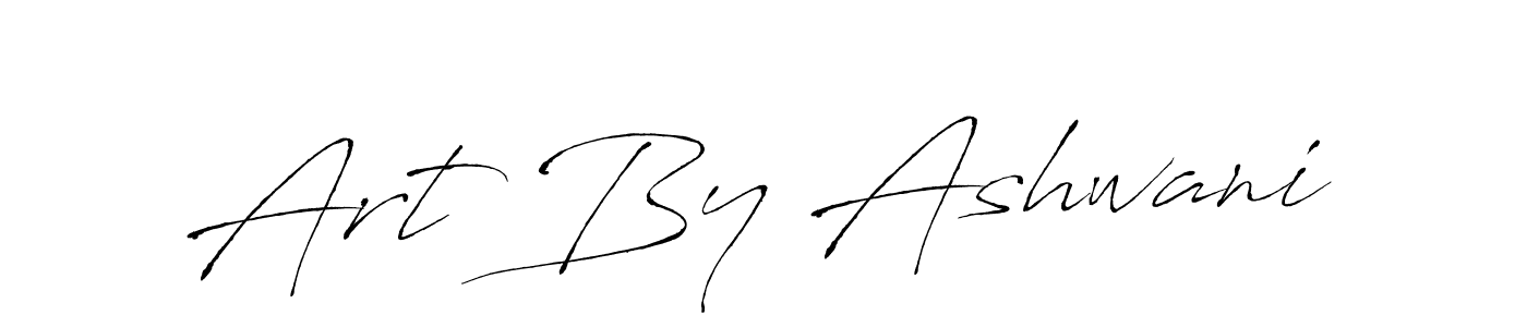 How to make Art By Ashwani name signature. Use Antro_Vectra style for creating short signs online. This is the latest handwritten sign. Art By Ashwani signature style 6 images and pictures png