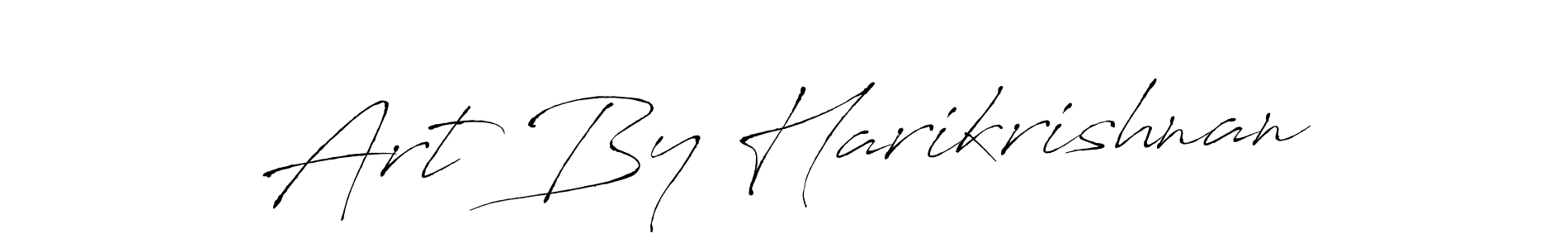 if you are searching for the best signature style for your name Art By Harikrishnan. so please give up your signature search. here we have designed multiple signature styles  using Antro_Vectra. Art By Harikrishnan signature style 6 images and pictures png