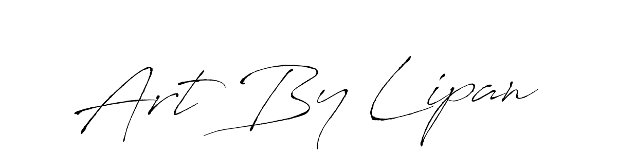 Create a beautiful signature design for name Art By Lipan. With this signature (Antro_Vectra) fonts, you can make a handwritten signature for free. Art By Lipan signature style 6 images and pictures png