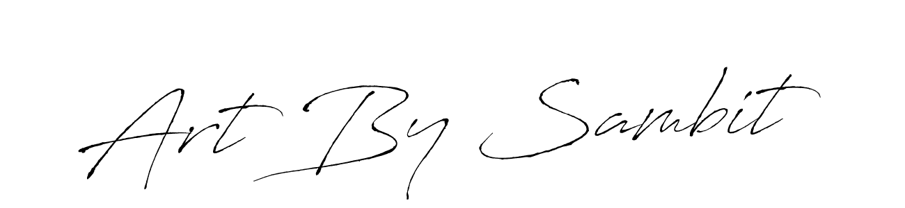 Art By Sambit stylish signature style. Best Handwritten Sign (Antro_Vectra) for my name. Handwritten Signature Collection Ideas for my name Art By Sambit. Art By Sambit signature style 6 images and pictures png