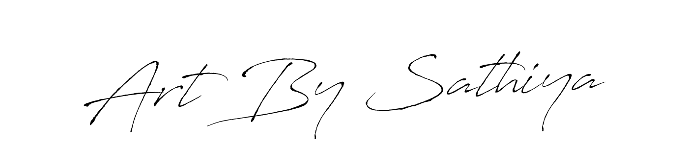 Design your own signature with our free online signature maker. With this signature software, you can create a handwritten (Antro_Vectra) signature for name Art By Sathiya. Art By Sathiya signature style 6 images and pictures png