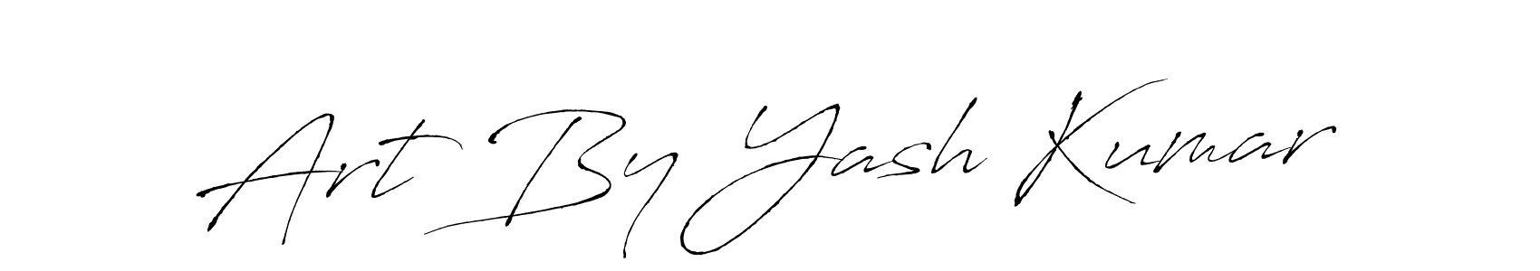 Create a beautiful signature design for name Art By Yash Kumar. With this signature (Antro_Vectra) fonts, you can make a handwritten signature for free. Art By Yash Kumar signature style 6 images and pictures png