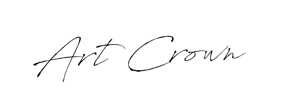 Use a signature maker to create a handwritten signature online. With this signature software, you can design (Antro_Vectra) your own signature for name Art Crown. Art Crown signature style 6 images and pictures png