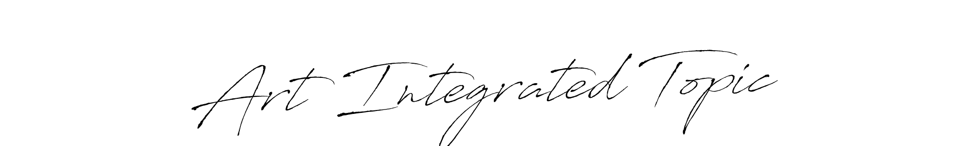 How to make Art Integrated Topic signature? Antro_Vectra is a professional autograph style. Create handwritten signature for Art Integrated Topic name. Art Integrated Topic signature style 6 images and pictures png