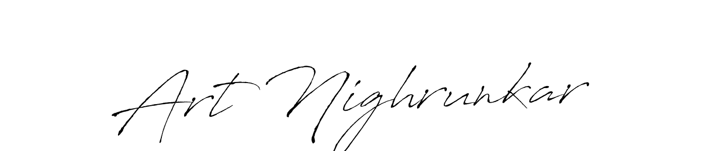 Also we have Art Nighrunkar name is the best signature style. Create professional handwritten signature collection using Antro_Vectra autograph style. Art Nighrunkar signature style 6 images and pictures png