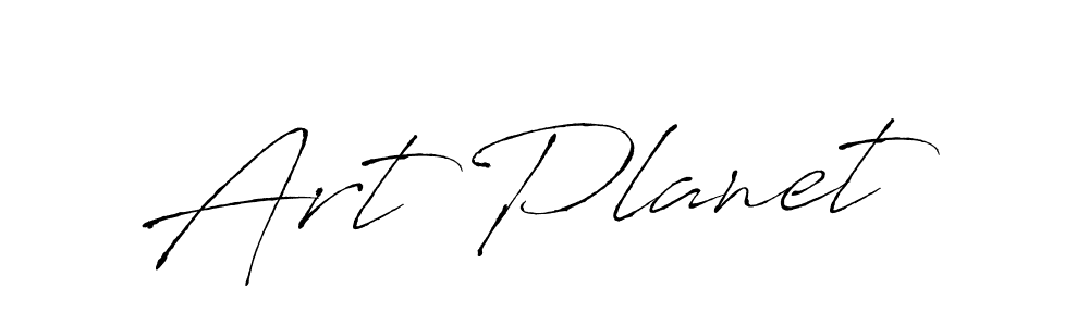 Create a beautiful signature design for name Art Planet. With this signature (Antro_Vectra) fonts, you can make a handwritten signature for free. Art Planet signature style 6 images and pictures png