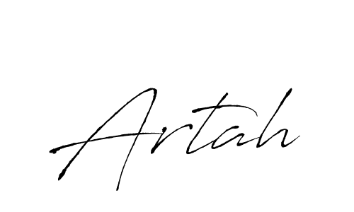 Make a beautiful signature design for name Artah. Use this online signature maker to create a handwritten signature for free. Artah signature style 6 images and pictures png