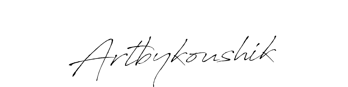 How to Draw Artbykoushik signature style? Antro_Vectra is a latest design signature styles for name Artbykoushik. Artbykoushik signature style 6 images and pictures png