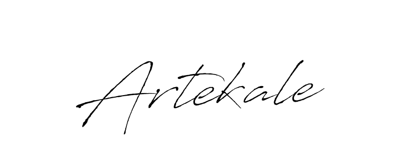 Design your own signature with our free online signature maker. With this signature software, you can create a handwritten (Antro_Vectra) signature for name Artekale. Artekale signature style 6 images and pictures png