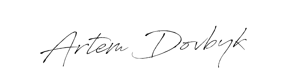 Make a beautiful signature design for name Artem Dovbyk. With this signature (Antro_Vectra) style, you can create a handwritten signature for free. Artem Dovbyk signature style 6 images and pictures png