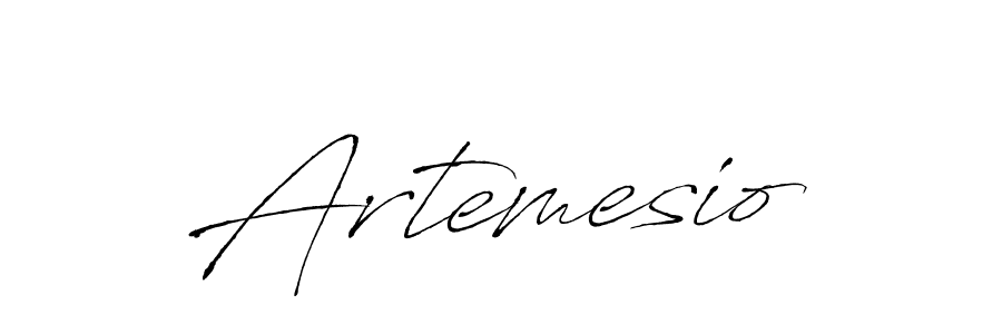 Create a beautiful signature design for name Artemesio. With this signature (Antro_Vectra) fonts, you can make a handwritten signature for free. Artemesio signature style 6 images and pictures png