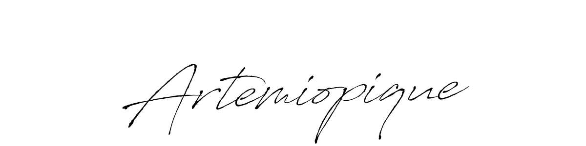 Create a beautiful signature design for name Artemiopique. With this signature (Antro_Vectra) fonts, you can make a handwritten signature for free. Artemiopique signature style 6 images and pictures png