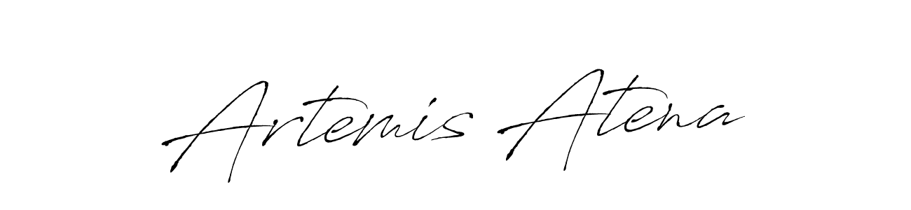 Create a beautiful signature design for name Artemis Atena. With this signature (Antro_Vectra) fonts, you can make a handwritten signature for free. Artemis Atena signature style 6 images and pictures png