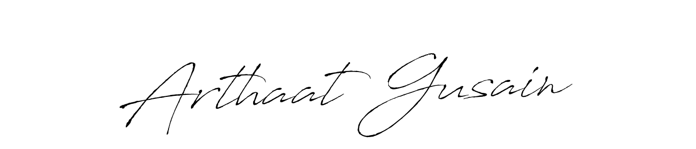 Arthaat Gusain stylish signature style. Best Handwritten Sign (Antro_Vectra) for my name. Handwritten Signature Collection Ideas for my name Arthaat Gusain. Arthaat Gusain signature style 6 images and pictures png