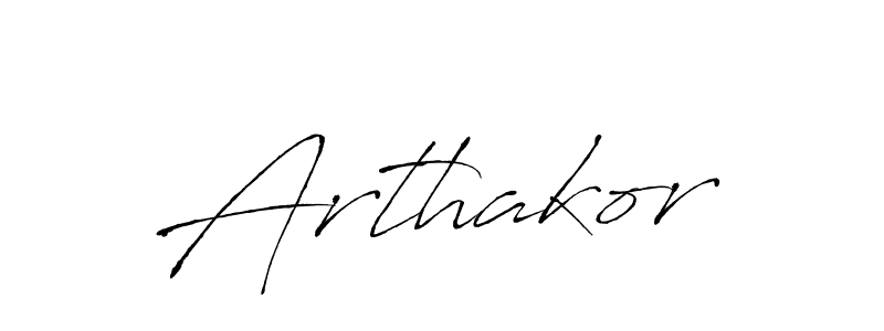 Design your own signature with our free online signature maker. With this signature software, you can create a handwritten (Antro_Vectra) signature for name Arthakor. Arthakor signature style 6 images and pictures png