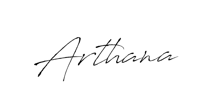 Make a beautiful signature design for name Arthana. With this signature (Antro_Vectra) style, you can create a handwritten signature for free. Arthana signature style 6 images and pictures png