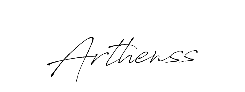 Create a beautiful signature design for name Arthenss. With this signature (Antro_Vectra) fonts, you can make a handwritten signature for free. Arthenss signature style 6 images and pictures png